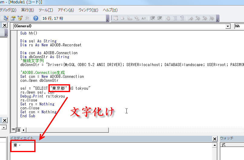 sql VBA ADODB Query Mysql returns character corruption Stack Overflow