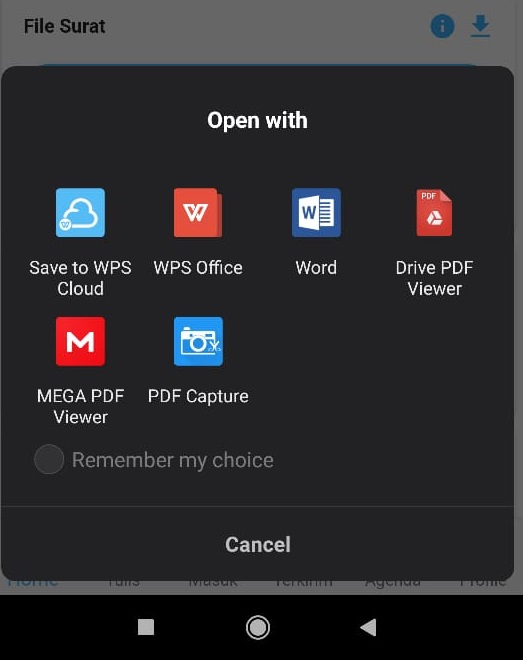 How open document pdf/docx with external app in Android Stack Overflow