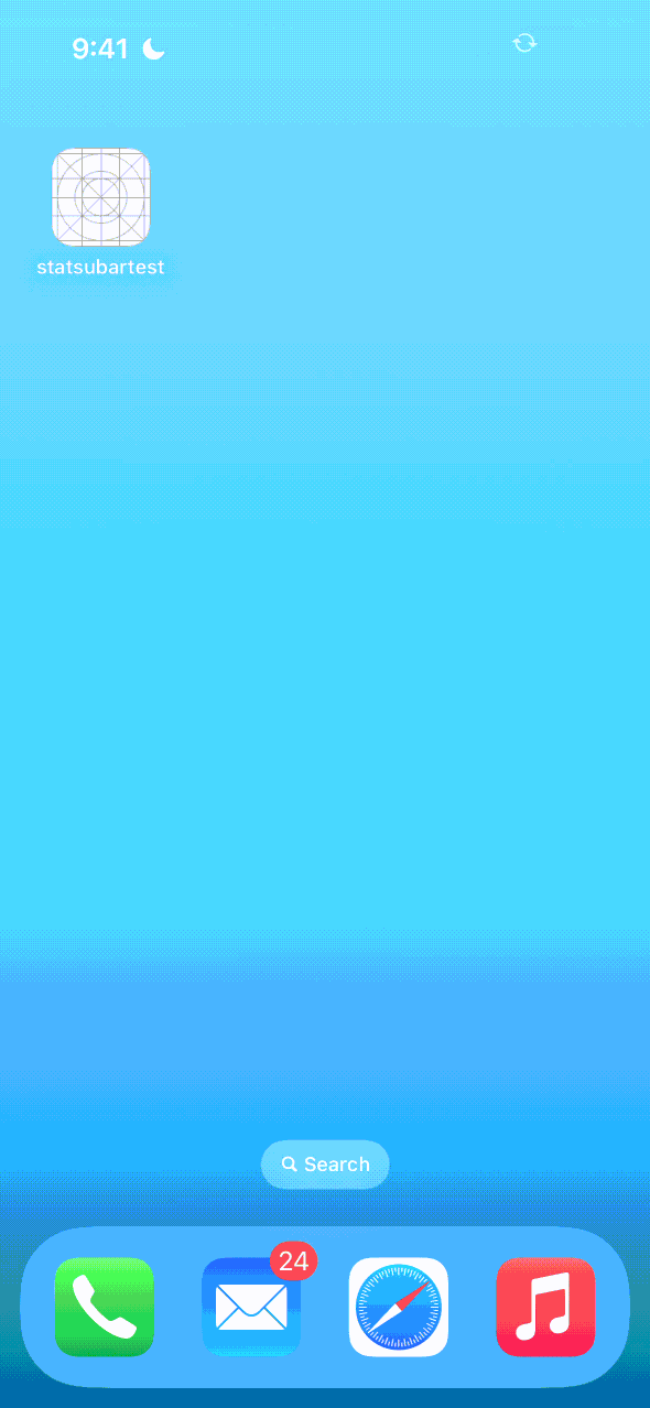 statusbar iOS 16 Launch Screen status bar style cannot be changed to light content Stack