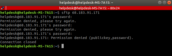 Python FTP "TimeoutError [Errno 110] Connection timed out" but I can