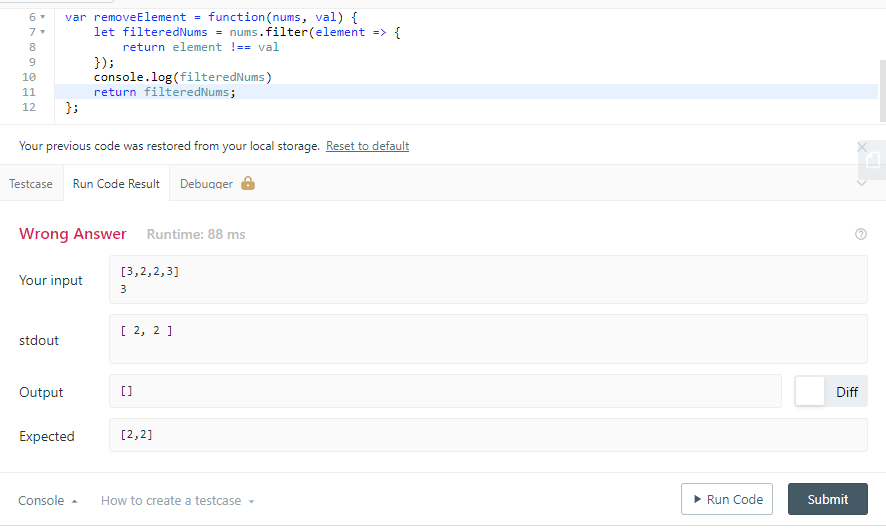 javascript Map.filter() not returning expected output Stack Overflow