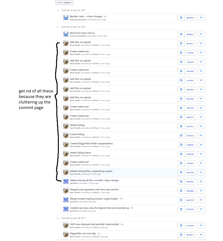 git Removing commits without reverting the changes made Stack Overflow