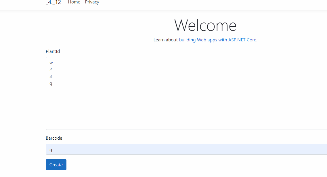 c Core 6.0 MVC how to save MultiLine TextBox Text (Value