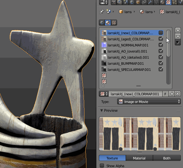 rendering How to turn off textures in Blender Internal render