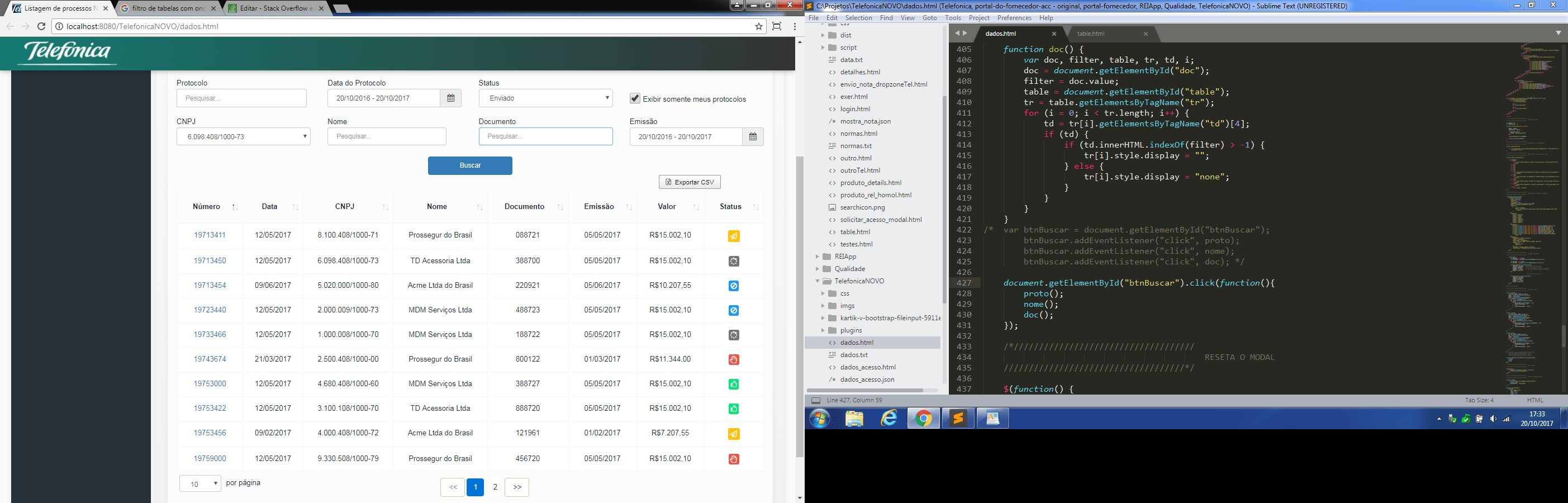 evento onclick do javascript com três funções Stack Overflow em Português