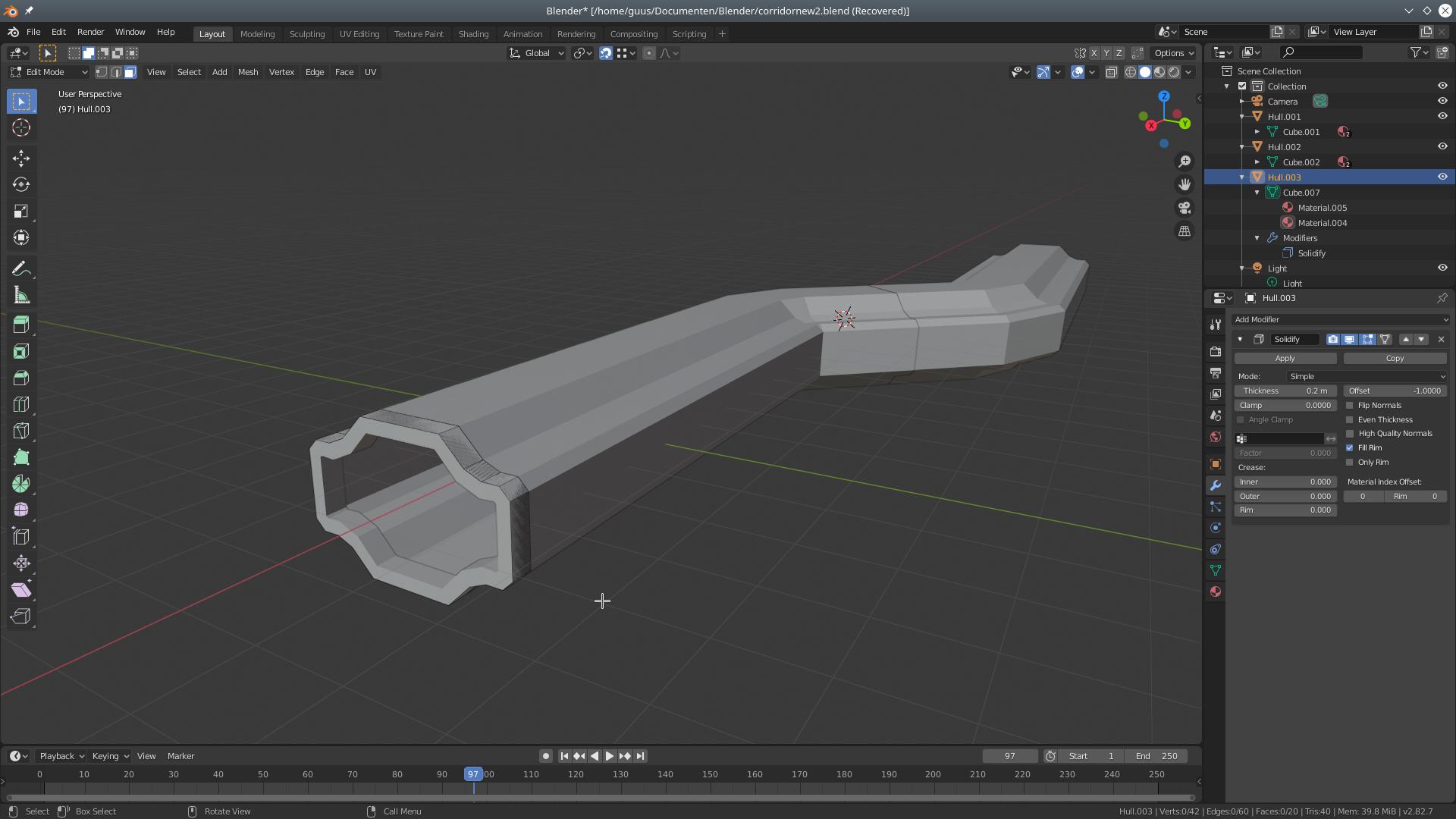 modeling I can't select something and what is an active object