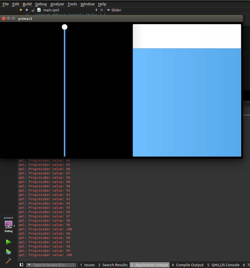 QML ProgressBar's vertical orientation does not fill to top at 100