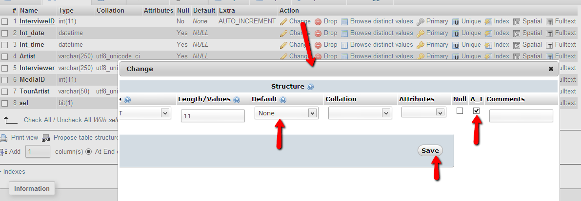 php Auto increment in phpmyadmin Stack Overflow