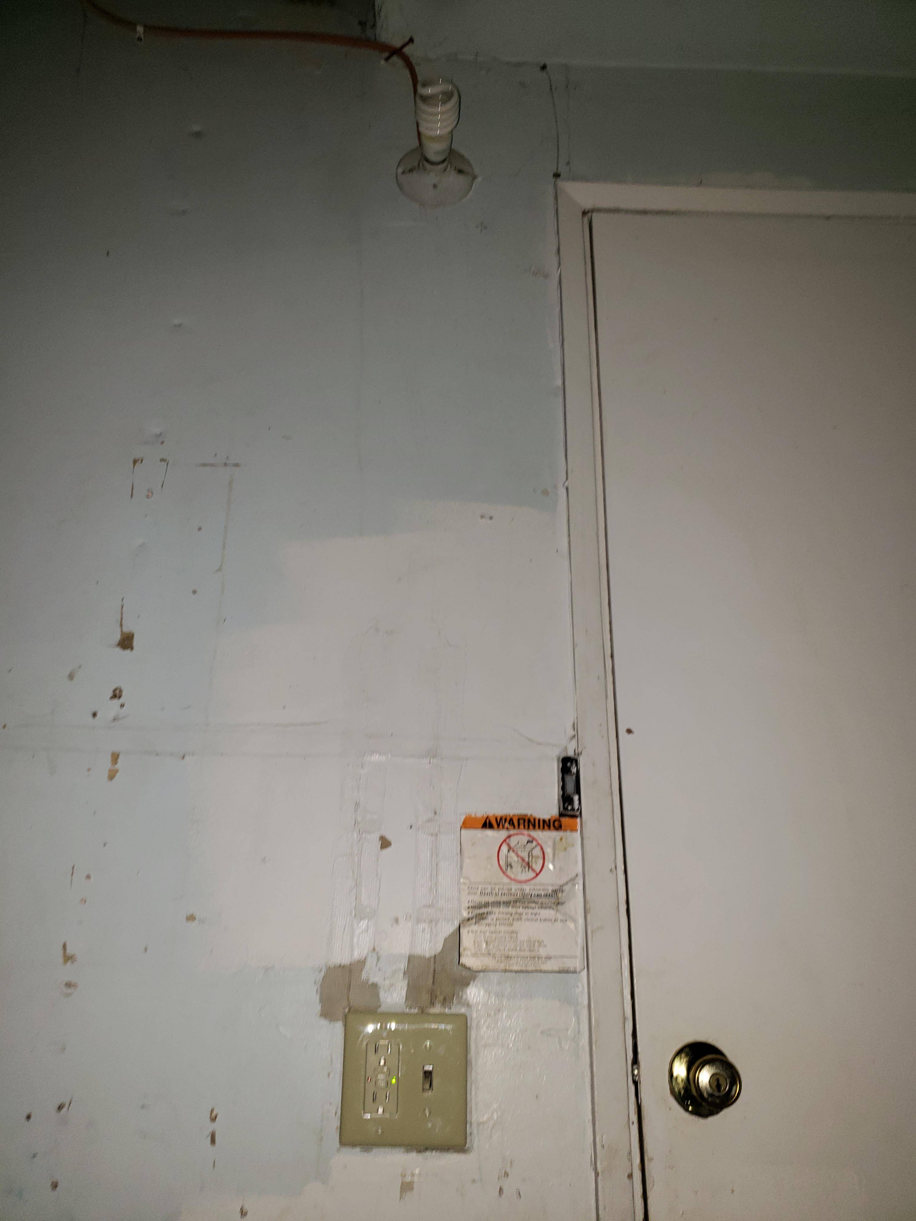 electrical Garage door needs light switch on to operate Home