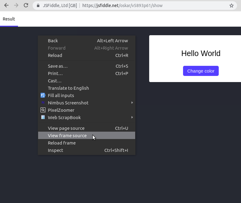 [jsfiddle] jsFiddle에 다운로드 기능이 있습니까? 리뷰나라