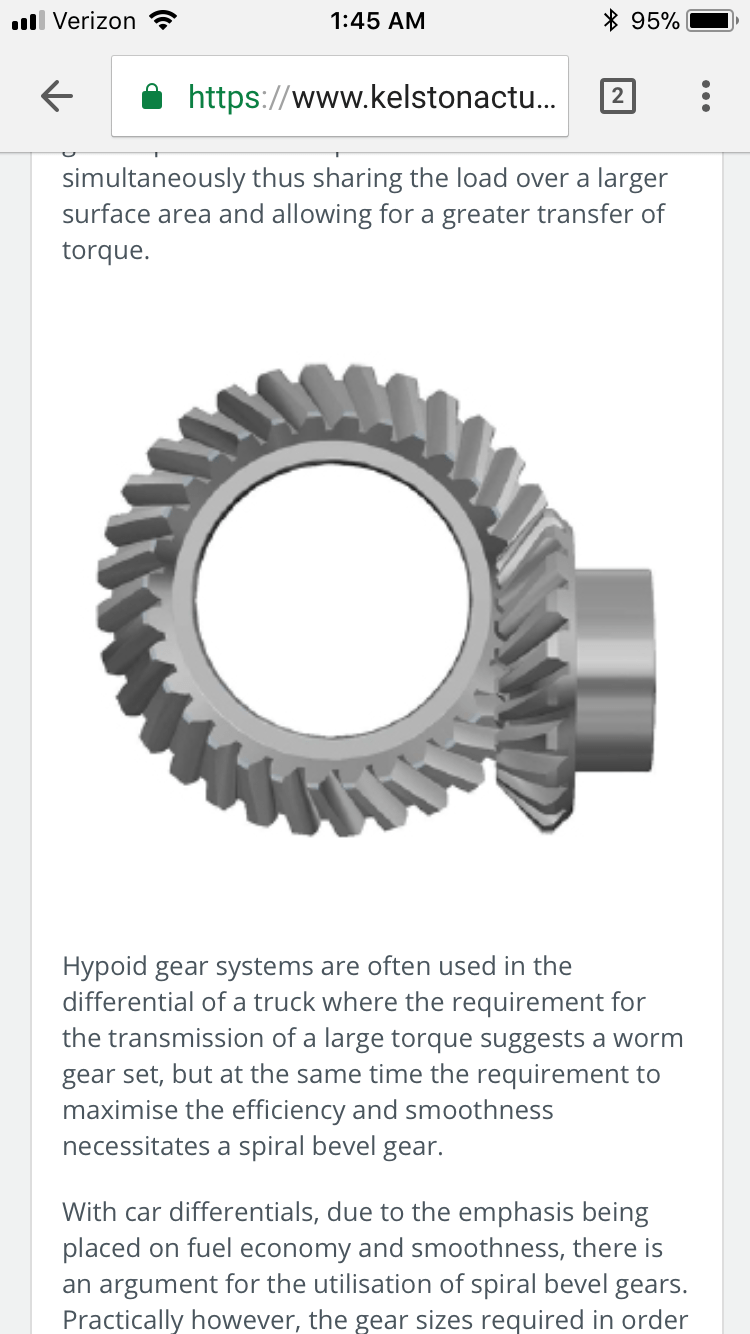 mechanical engineering Can a hypoid bevel gear set have a 11 ratio