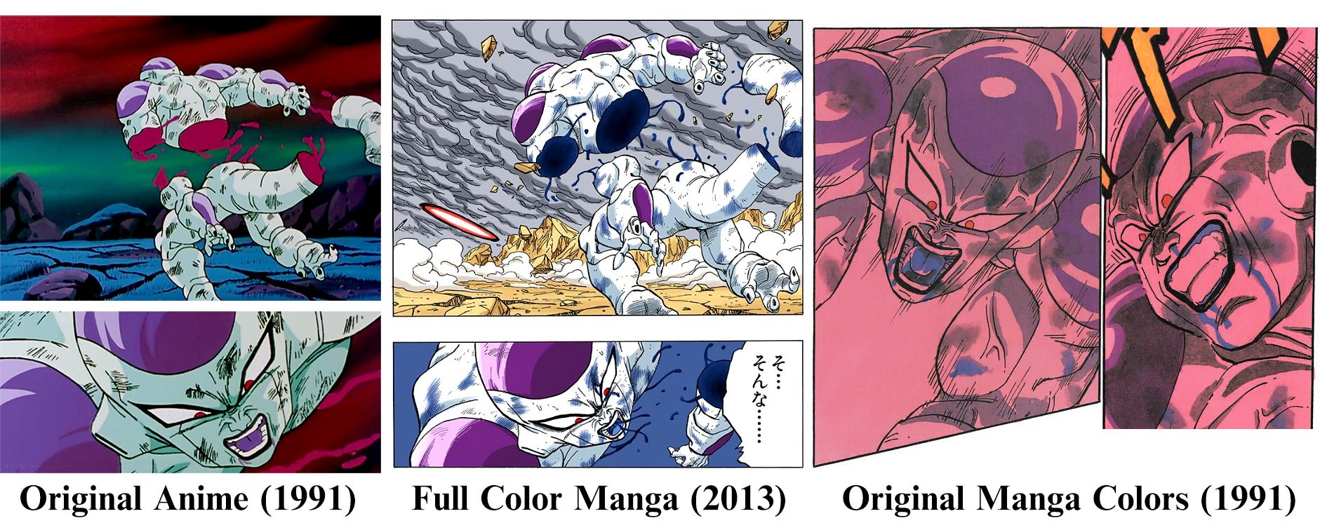 dragon ball series Why does Piccolo bleed two colours? Anime