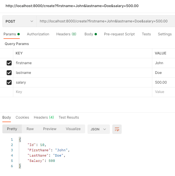 javascript POST method using Axios only inserts ID in the database
