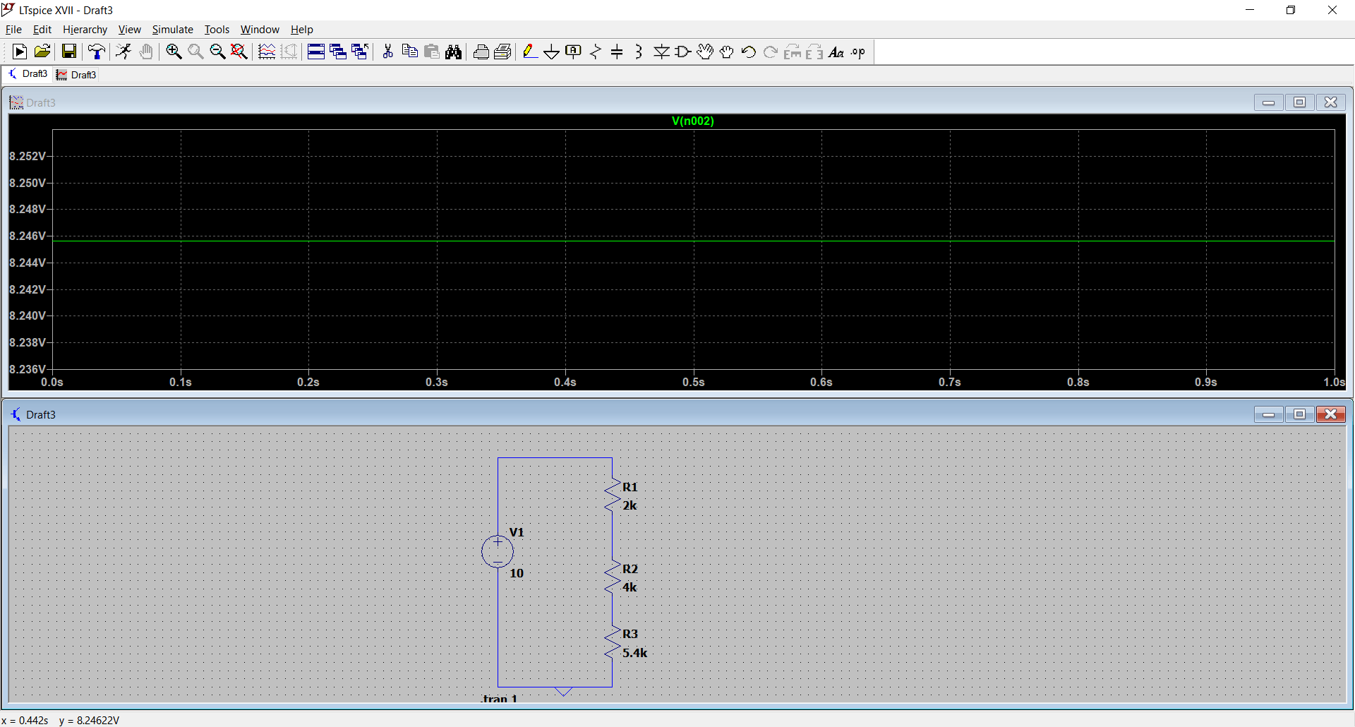 Electronic How to move LTspice transient simulation plot so they don