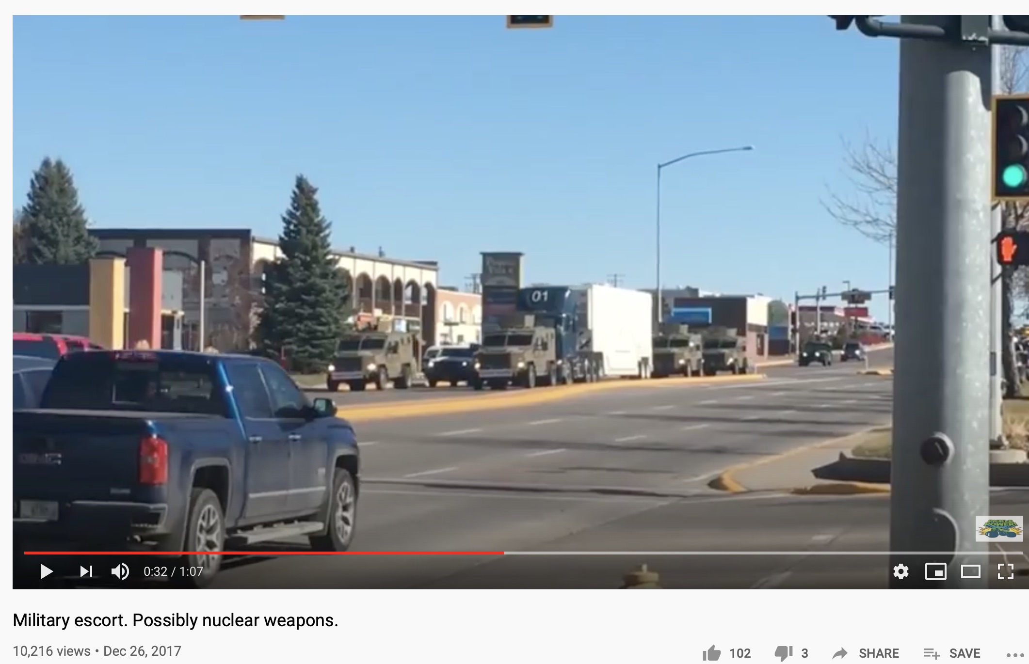 security What transfer of goods would require a large military escort