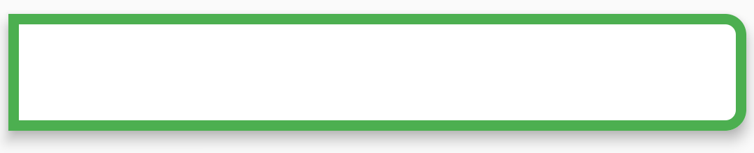 dart Rounded corner Card Widget with right border in flutter Stack