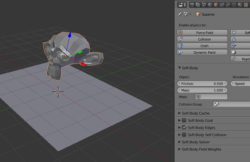 Cafe Steward Nebenprodukt blender create mesh from physics animation wo