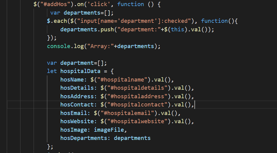 ajax How to send array data of selected checkboxes to model in node