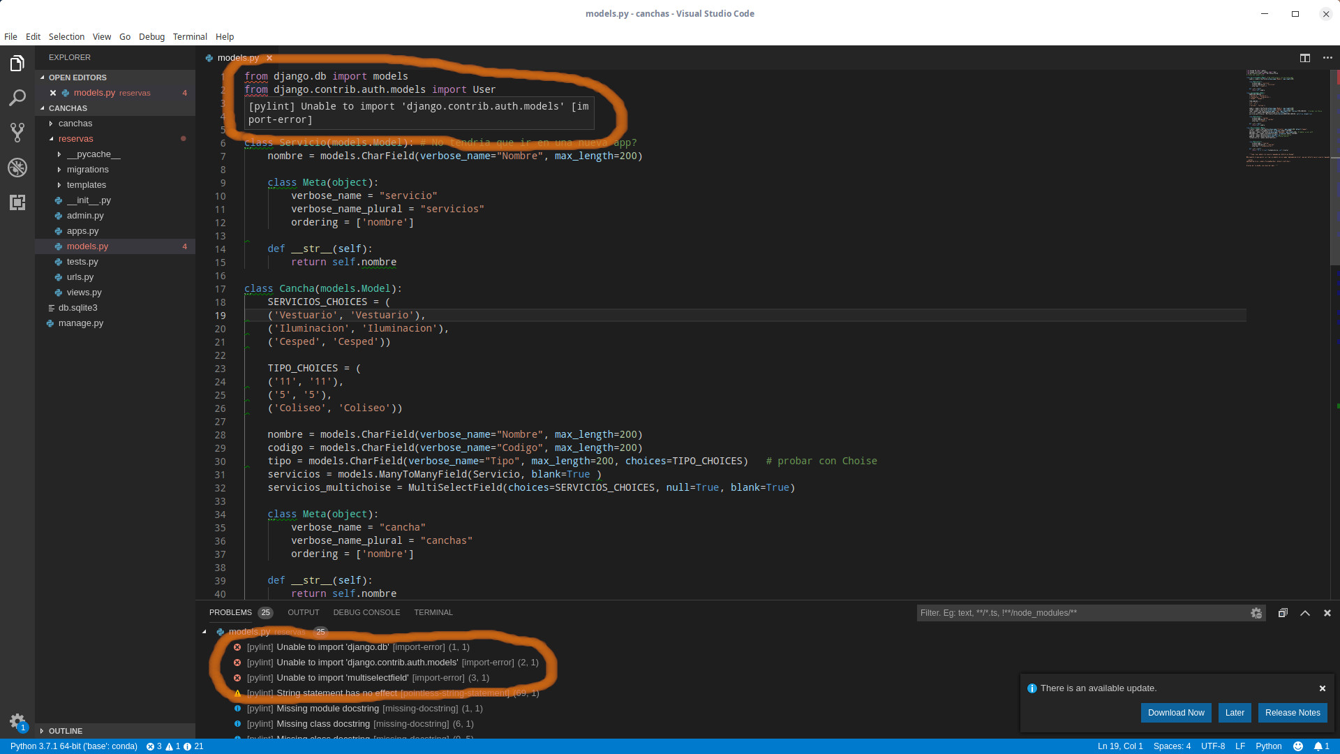django ¿ Solución para Error Pylint Unable to import module? Stack Overflow en español