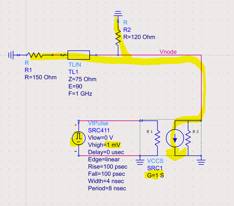 voltage Measuring the characteristic impedance of a transmission line