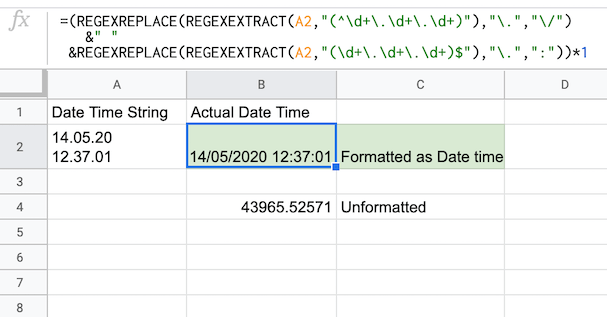 google sheets Convert string to real date time value? Web