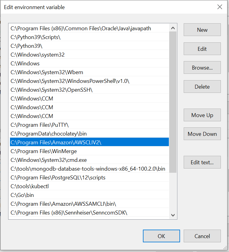 aws cli How can I find path of AWS CLI in windows Stack Overflow