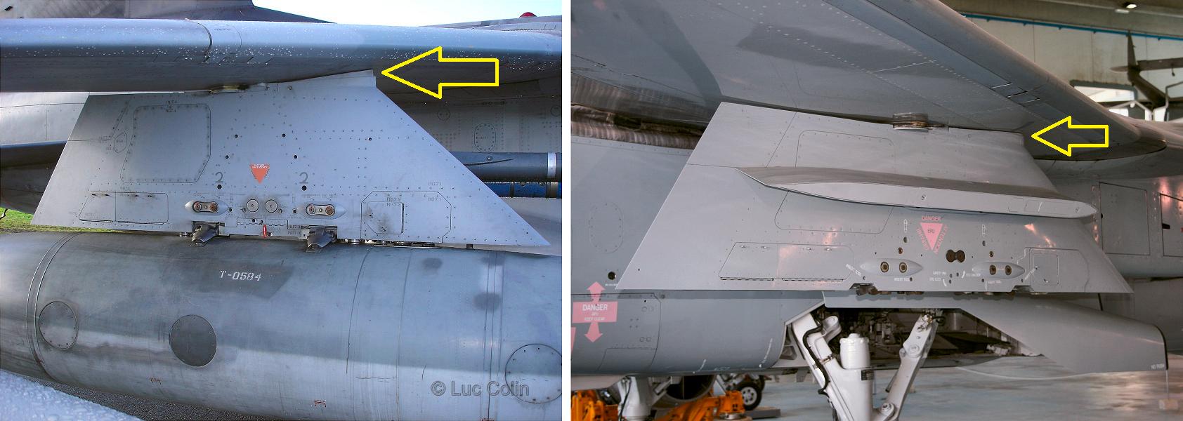 aircraft design Why does the hardpoint mechanism on sweep wings