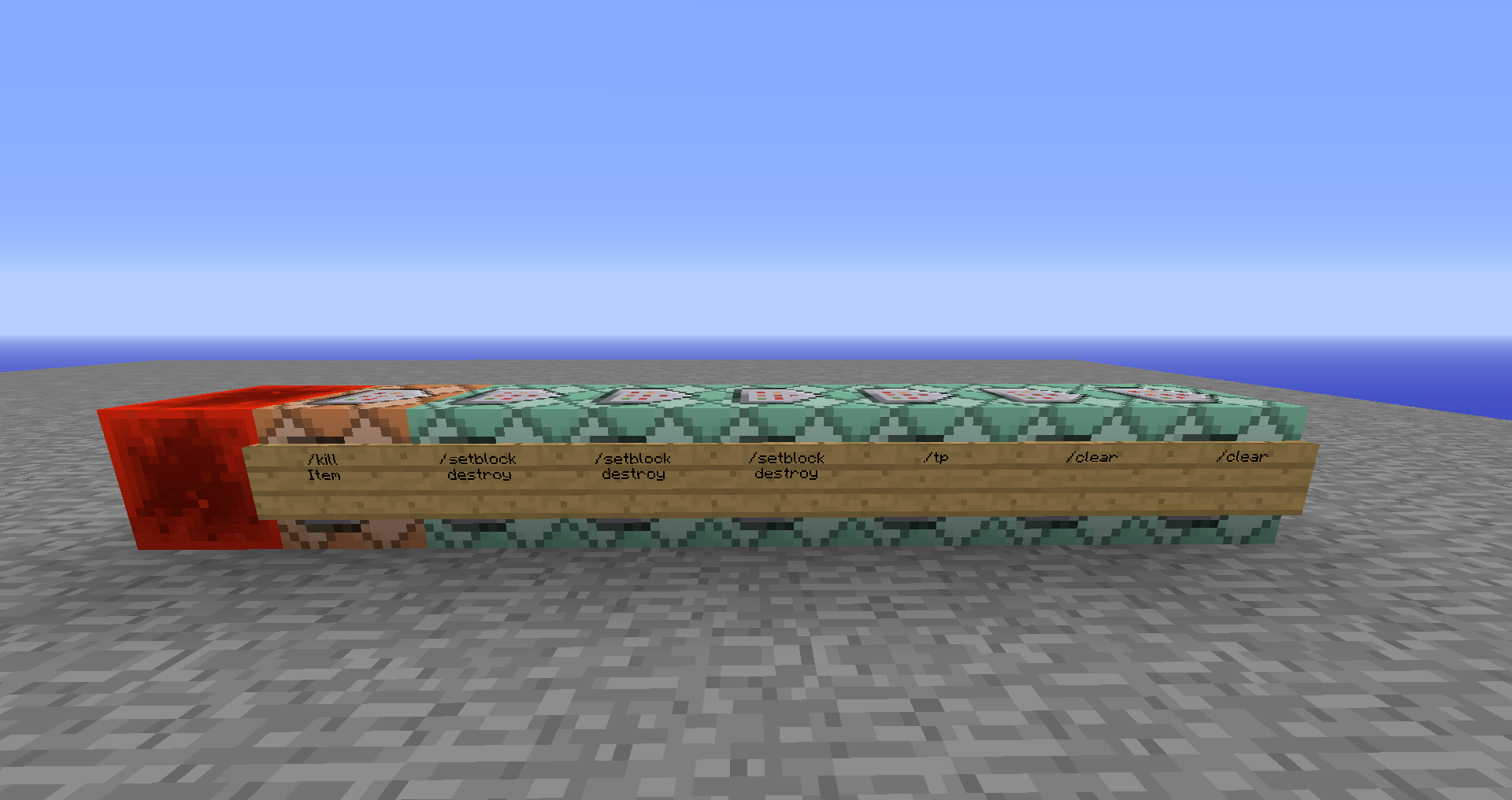 Minecraft command to copy all of your inventory into a chest? Love