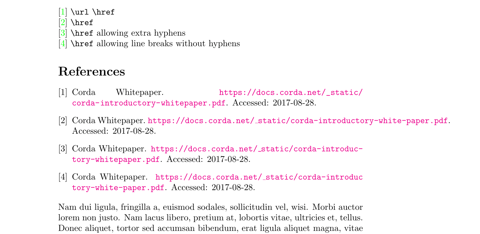 bibliographies Bibtex format URL TeX LaTeX Stack Exchange