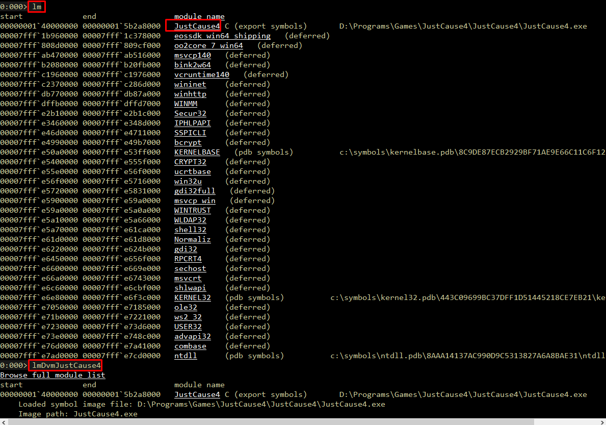 c++ How can I make "clickable" command in windbg(WinDbg extension