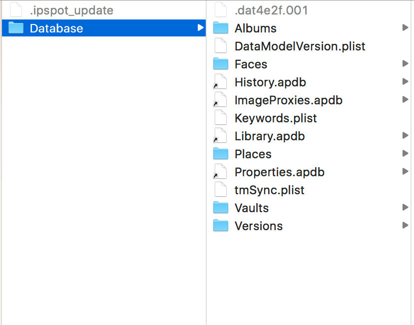 finder Where are my photos in this 60GB iPhoto Library folder? Ask