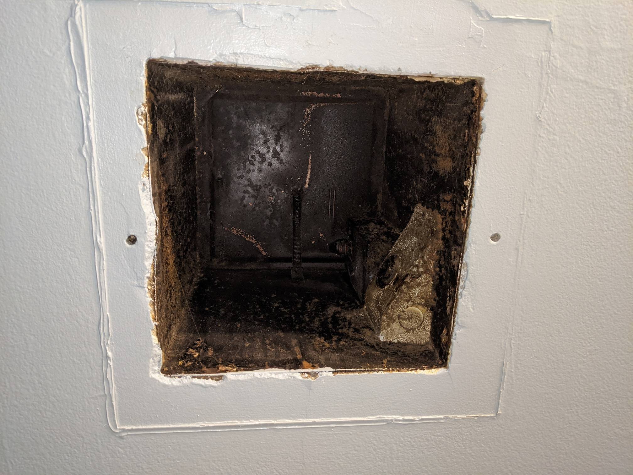 exhaust fan How to replace or cover a hole left by kitchen fan that