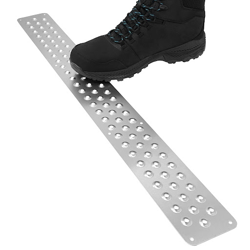 winterizing How do you make outdoor wooden stairs less slippery in