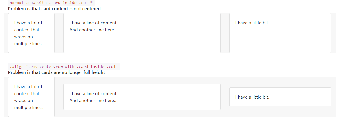 css Bootstrap 4 vertical center equal height cards Stack Overflow