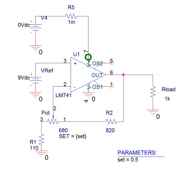 Calculating feedback resistors for opamp based voltage regulator