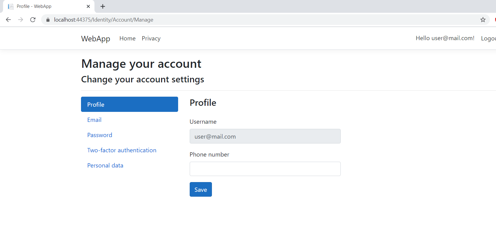 core NetCoreApp 3.1 With Identity UI Not signed in on my urls