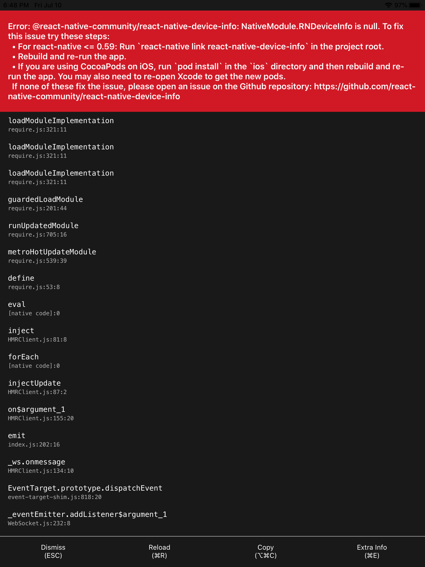 How to get device Id in expo react native app Stack Overflow