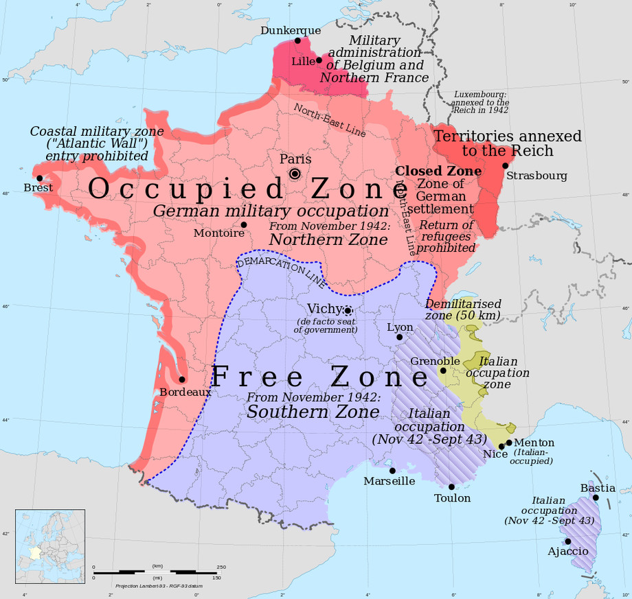 Political Map of France Nations Online Project
