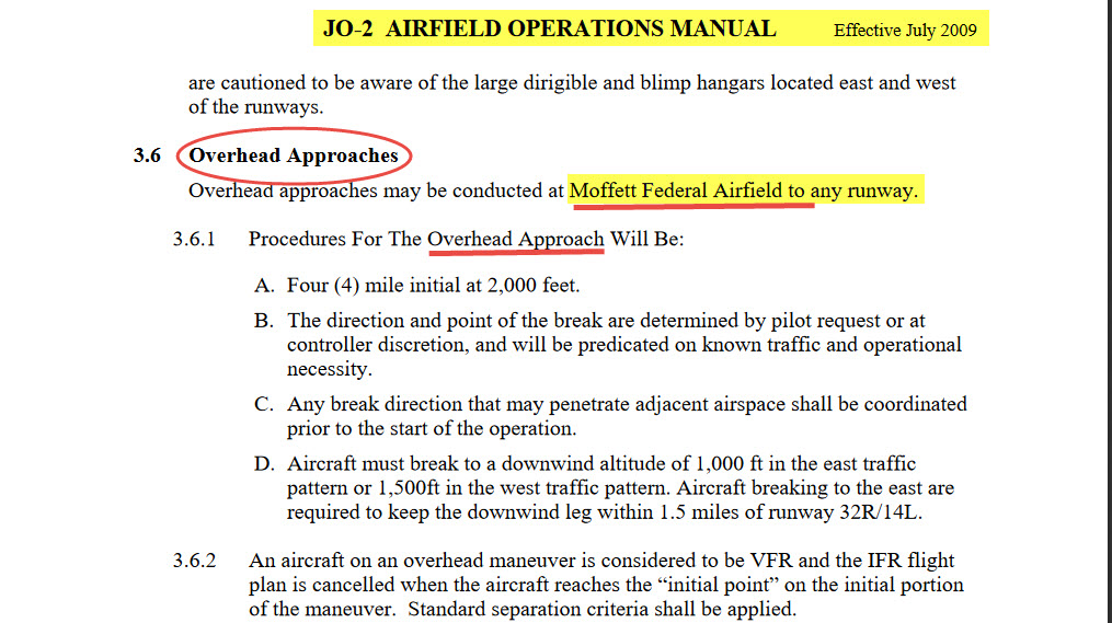 air traffic control Why do planes overfly Moffett Field before