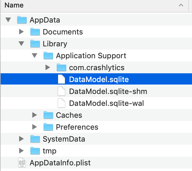 ios How to open database sqlite file on iPhone real device? Stack