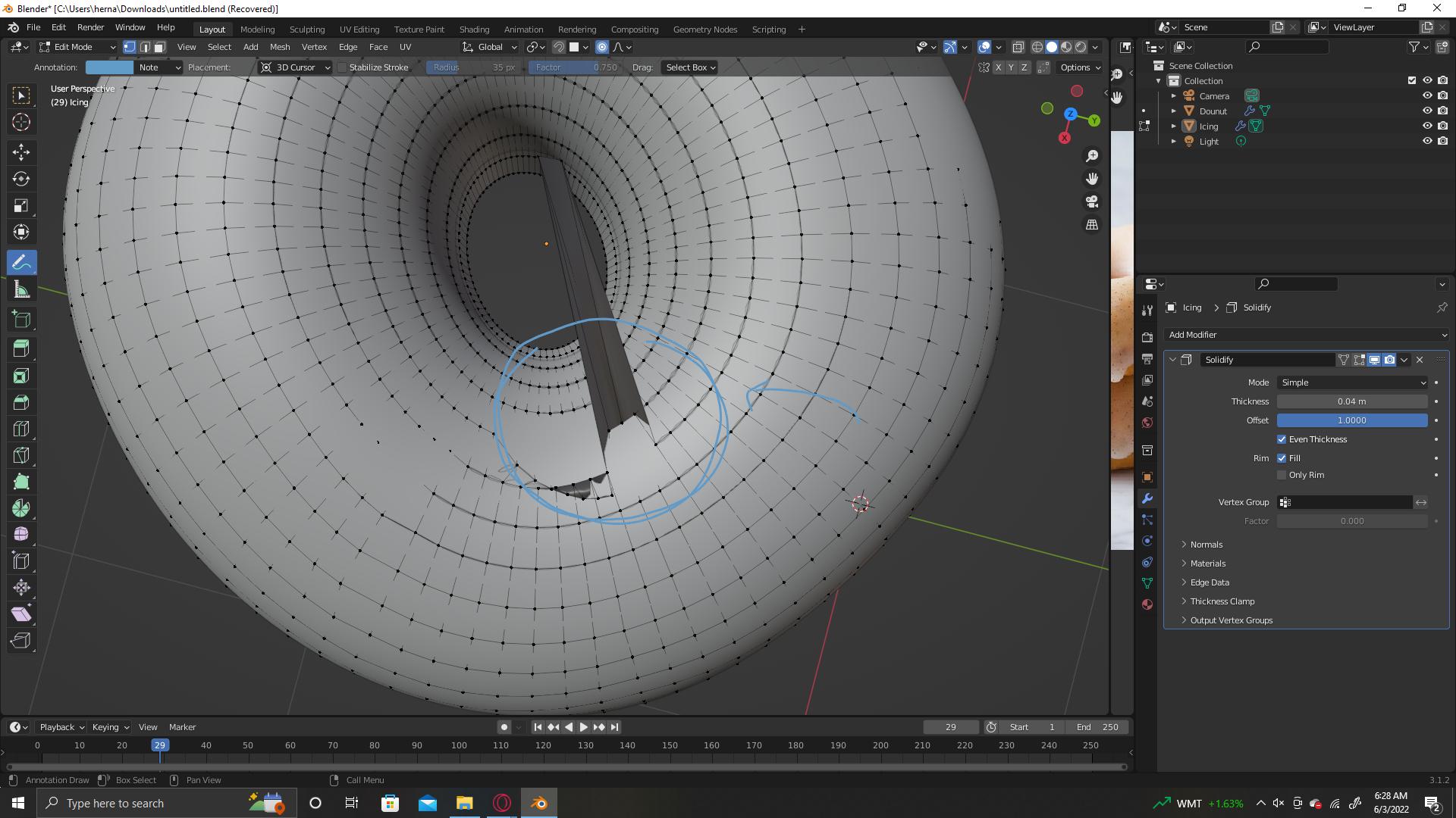 mesh Blender solidify problems Blender Stack Exchange
