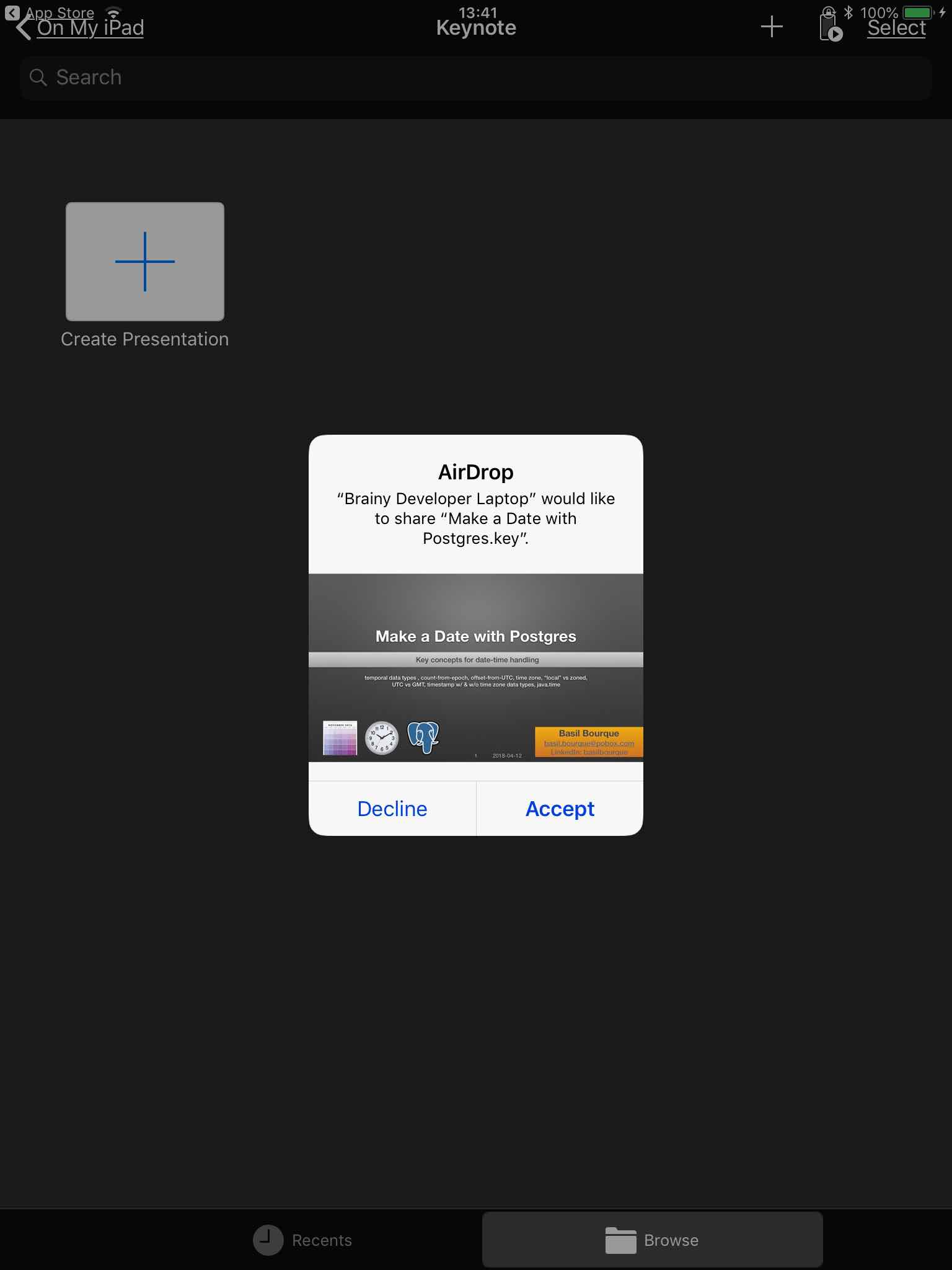 macos Move Keynote presentation from Mac to iPad/iPhone Ask Different