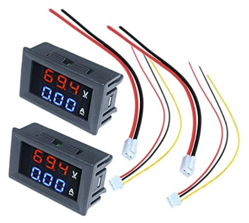 current measurement Cheap voltmeter / ammeter installed to vehicle