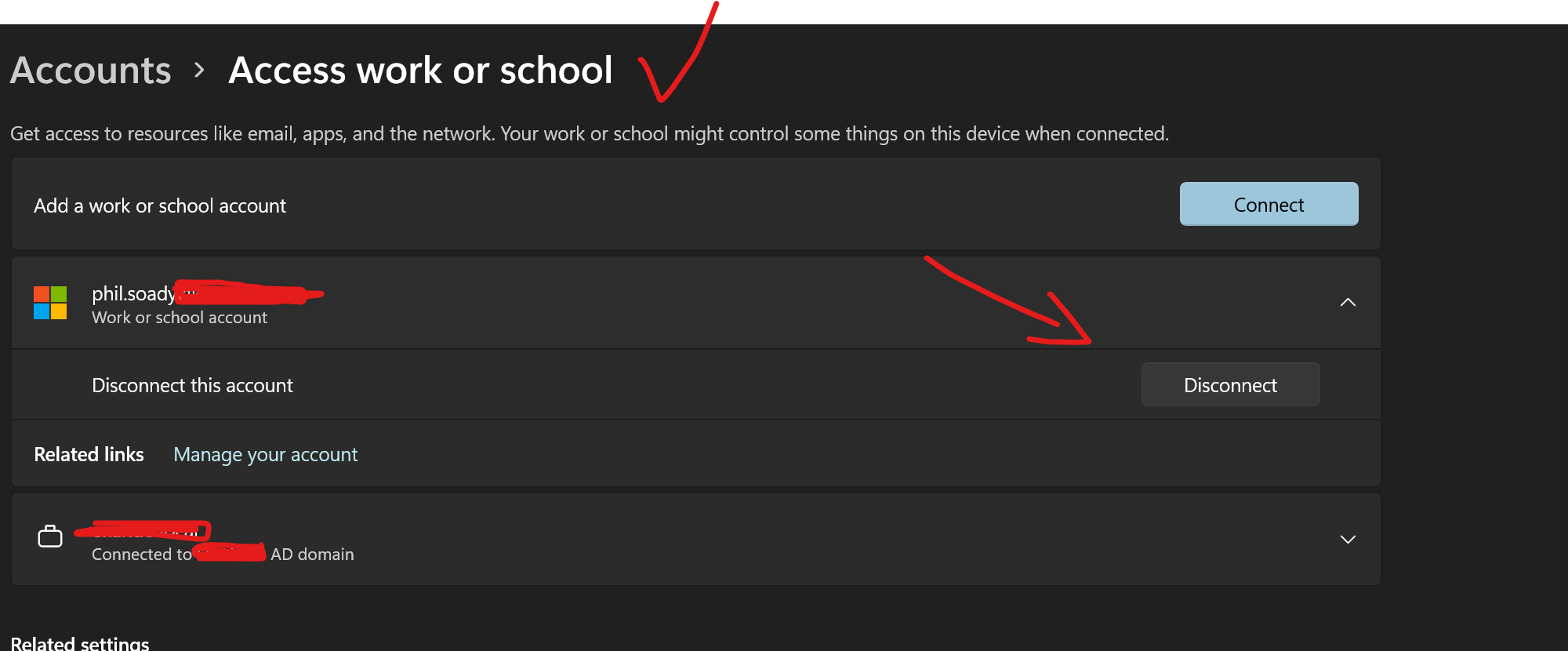 How to remove a Work Account from Windows 11 Super User