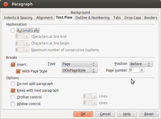How to create a style within OpenDocument/LibreOffice