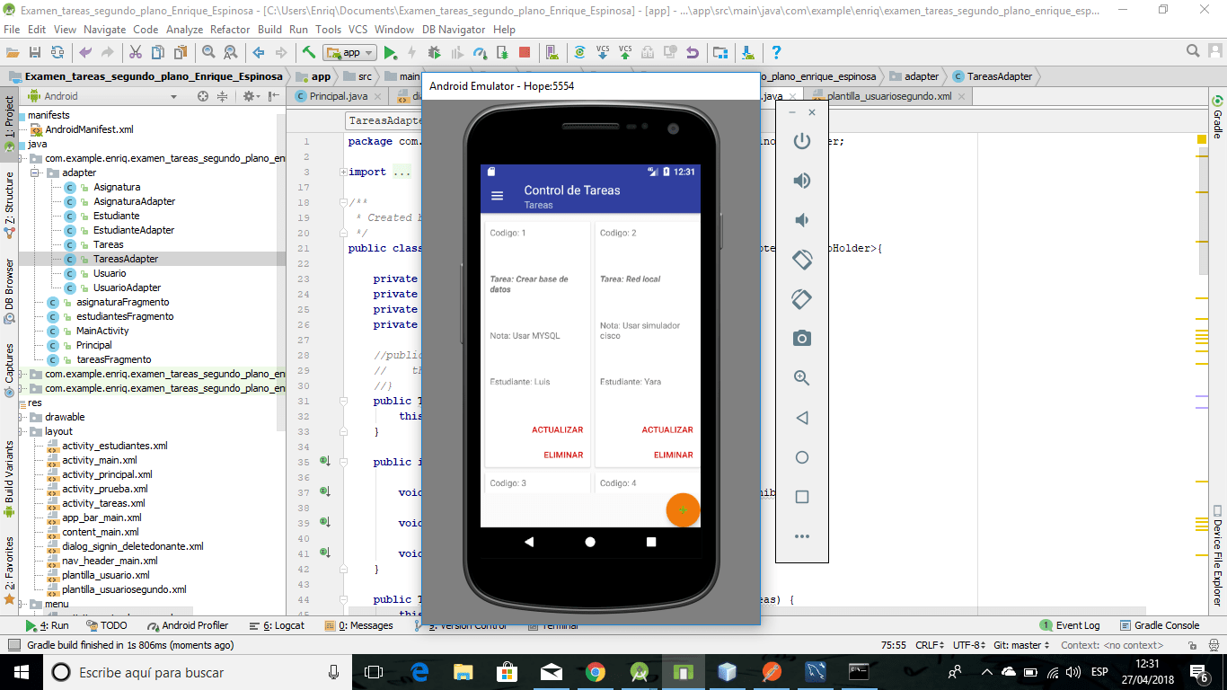 android studio Error Attempt to invoke interface method Stack