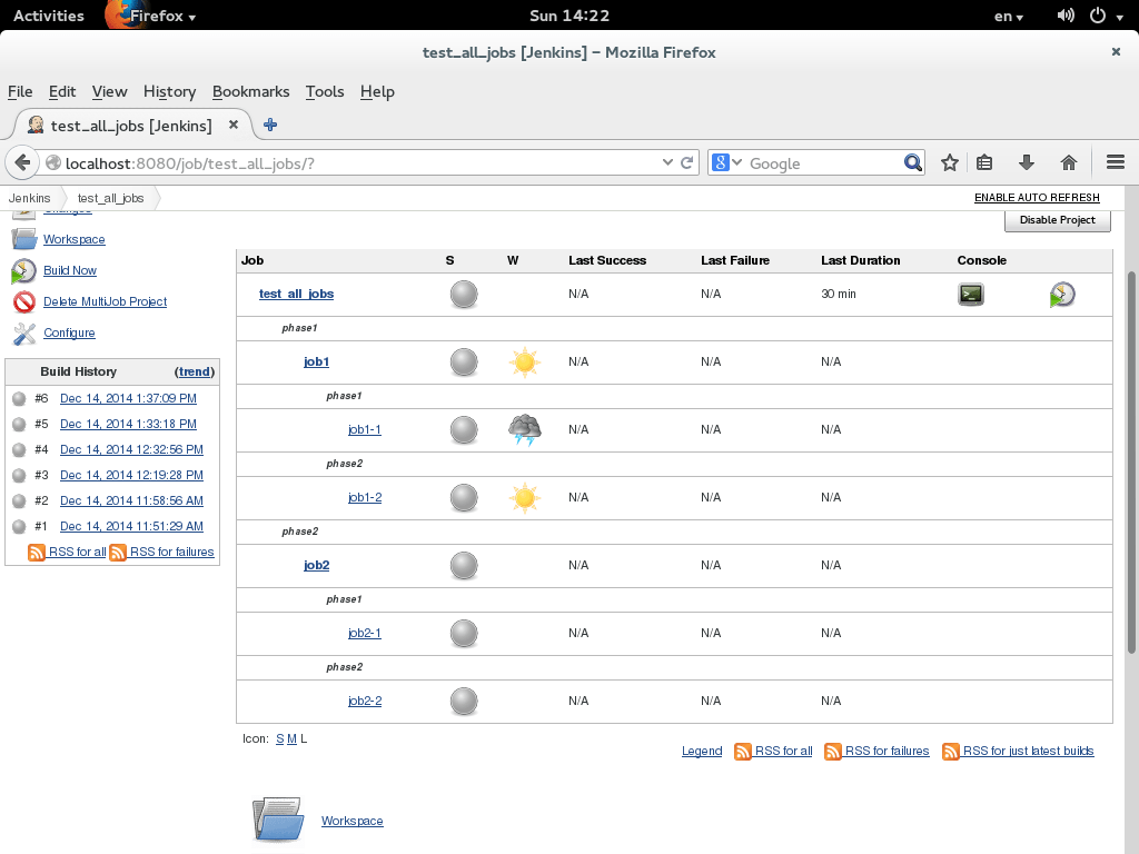 run multi job of multi jobs on jenkins Stack Overflow