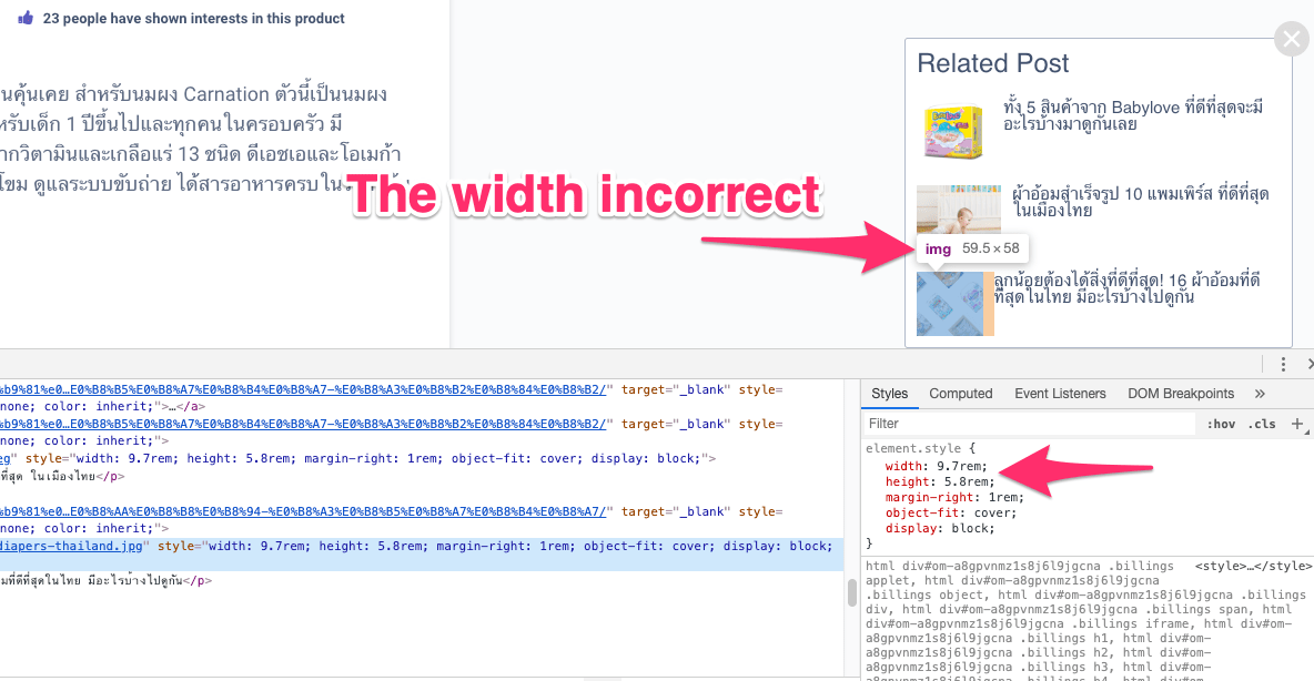 html CSS image size not render correctly Stack Overflow