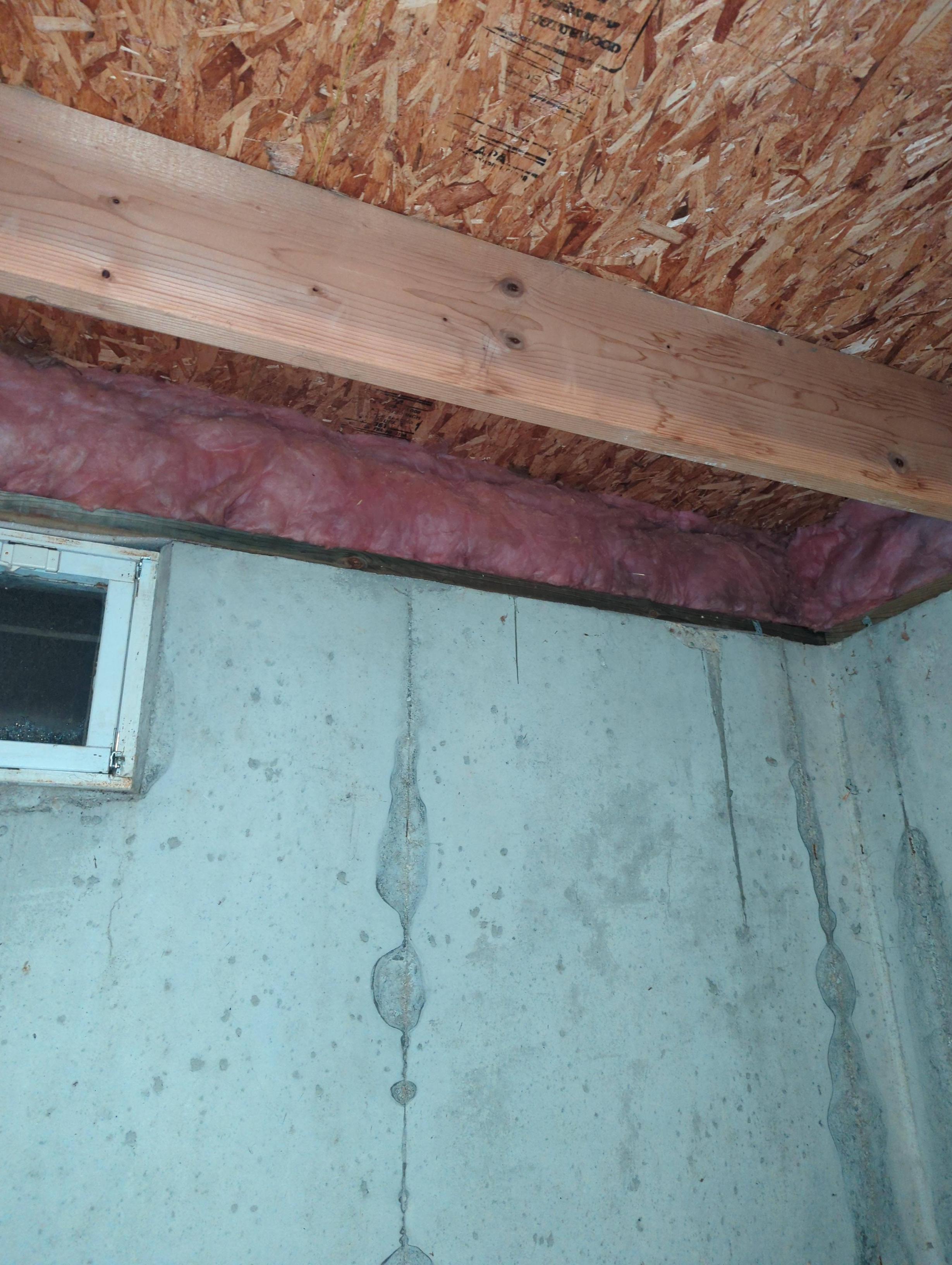 Fiberglass insulation above grade in basement Home Improvement Stack
