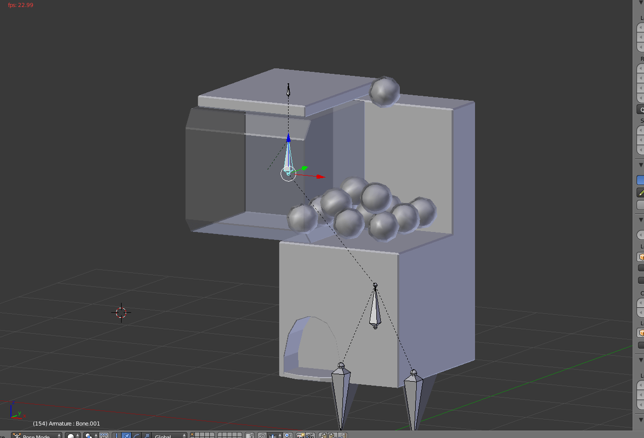 modeling Object physics not working when moved with armature